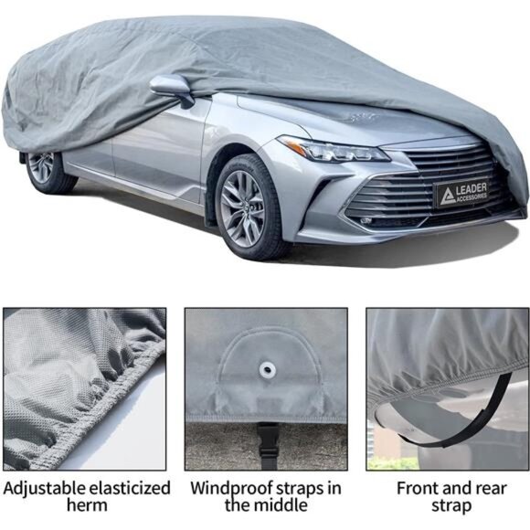 Leader Accessories Car Covers for Automobiles All-Weather Limited Waterproof - Picture 2 of 7